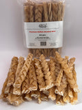 Buffalo Skin Braided - 100% Natural Dog Treats  PREMIUM QUALITY