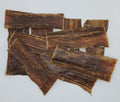 100% Beef Buffalo Gullet Jerky Food Pipe Esophagus Biltong Flat Strips - Natural Dog Treats Chews