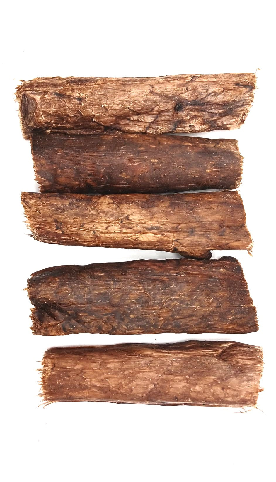 Buffalo Beef Lung Rolls Jerky Sticks - 100% Natural and Organic Dog Treats Chews in resealable bag