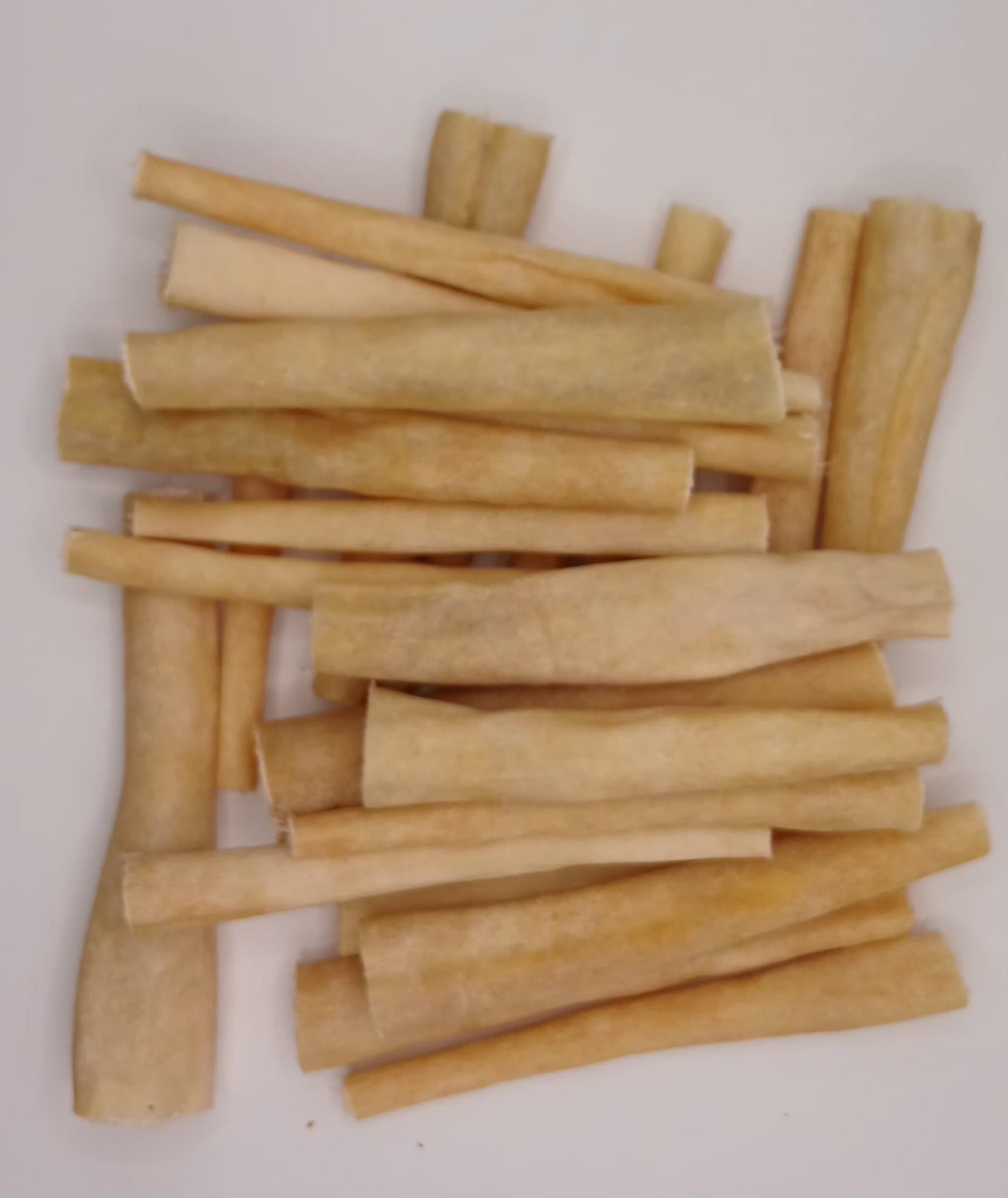 Beef Buffalo Bull Tails PREMIUM QUALITY - 100% Natural Dog Treats in Resealable Bags